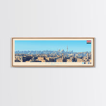 Carregar imagem no visualizador da galeria, Algiers, Algeria Panoramic Travel Poster Canvas Print, Algiers, Algeria Painting, Algeria Art, Algiers Travel Art, Guest Room Painting
