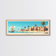 Carregar imagem no visualizador da galeria, Almaty, Kazakhstan Panoramic Travel Poster Canvas Print, Almaty, Kazakhstan Painting, Kazakhstan Art, Almaty Panoramic Travel Art, Travel Painting

