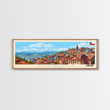 Carregar imagem no visualizador da galeria, Antofagasta, Chile Panoramic Travel Poster Canvas Print, Antofagasta, Chile Painting, Chile Art, Antofagasta Travel Art, Guest Room Painting
