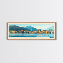 Carregar imagem no visualizador da galeria, Bailundo, Angola Panoramic Travel Poster Canvas Print, Bailundo, Angola Painting, Angola Art, Bailundo Panoramic Travel Art, Travel Painting
