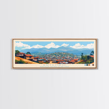 Carregar imagem no visualizador da galeria, Butembo, Congo Panoramic Travel Poster Canvas Print, Butembo, Congo Painting, Congo Art, Butembo Panoramic Travel Art, Travel Painting
