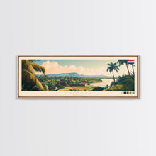 Carregar imagem no visualizador da galeria, Capiata, Paraguay Panoramic Travel Poster Canvas Print, Capiata, Paraguay Painting, Paraguay Art, Capiata Travel Art, Living Room Painting
