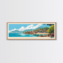 Cargar imagen en el visor de la galería, Chimoio, Mozambique Travel Poster Panoramic Canvas Print, Chimoio, Mozambique Painting, Mozambique Art, Chimoio Travel Art, Guest Room Painting
