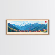 Cargar imagen en el visor de la galería, Chincha, Peru Travel Poster Panoramic Canvas Print, Chincha, Peru Painting, Peru Art, Chincha Travel Art, Guest Room Painting

