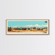 Load image into Gallery viewer, Diepsloot, South Africa Panoramic Travel Poster Canvas Print, Diepsloot, South Africa Painting, South Africa Art, Diepsloot Travel Art, Living Room Painting
