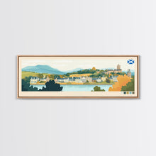 Load image into Gallery viewer, East Kilbride, Scotland Travel Poster Panoramic Canvas Print, East Kilbride, Scotland Painting, Scotland Art, East Kilbride Travel Art, Guest Room Painting
