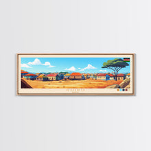 Load image into Gallery viewer, Ruiru, Kenya Panoramic Travel Poster Canvas Print, Ruiru, Kenya Painting, Kenya Art, Ruiru Travel Art, Living Room Painting
