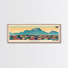 Load image into Gallery viewer, Tembisa, South Africa Panoramic Travel Poster Canvas Print, Tembisa, South Africa Painting, South Africa Art, Tembisa Travel Art, Guest Room Painting
