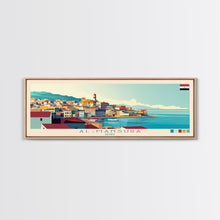 Load image into Gallery viewer, Albury–Wodonga, Australia Travel Poster Panoramic Canvas Print, Albury–Wodonga, Australia Painting, Australia Art, Albury–Wodonga Travel Art, Guest Room Painting
