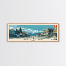Carregar imagem no visualizador da galeria, Abbotsford, Canada Panoramic Canvas Print, Abbotsford, Canada Painting, Canada Art, Abbotsford Travel Poster, Travel Art, Guest Room Painting
