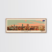Carregar imagem no visualizador da galeria, Adelaide, Australia Panoramic Canvas Print, Adelaide, Australia Painting, Australia Art, Adelaide Travel Poster, Travel Art, Guest Room Painting
