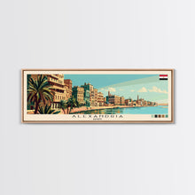 Carregar imagem no visualizador da galeria, Alexandria, Egypt Panoramic Canvas Print, Alexandria, Egypt Painting, Egypt Art, Alexandria Travel Poster, Travel Art, Guest Room Painting
