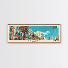 Carregar imagem no visualizador da galeria, Algiers, Algeria Panoramic Canvas Print, Algiers, Algeria Painting, Algeria Art, Algiers Travel Poster, Travel Art, Guest Room Painting
