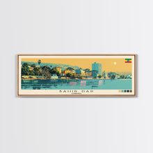 Carregar imagem no visualizador da galeria, Bahir Dar, Ethiopia Panoramic Canvas Print, Bahir Dar, Ethiopia Painting, Ethiopia Art, Bahir Dar Travel Poster, Travel Art, Guest Room Painting
