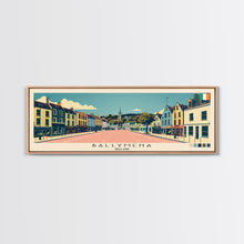Carregar imagem no visualizador da galeria, Ballymena, Ireland Panoramic Canvas Print, Ballymena, Ireland Painting, Ireland Art, Ballymena Travel Poster, Travel Art, Guest Room Painting
