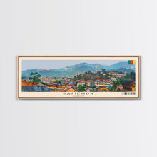Load image into Gallery viewer, Bamenda, Cameroon Panoramic Canvas Print, Bamenda, Cameroon Painting, Cameroon Art, Bamenda Travel Poster, Travel Art, Vacation Gift
