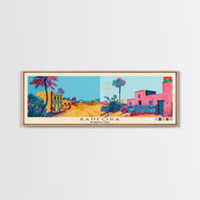Load image into Gallery viewer, Banfora, Burkina Faso Panoramic Canvas Print, Banfora, Burkina Faso Painting, Burkina Faso Art, Banfora Travel Poster, Travel Art, Guest Room Painting

