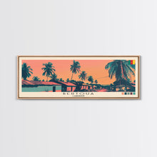 Load image into Gallery viewer, Bertoua, Cameroon Panoramic Canvas Print, Bertoua, Cameroon Painting, Cameroon Art, Bertoua Travel Poster, Travel Art, Guest Room Painting
