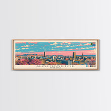 Load image into Gallery viewer, Bloemfontein, South Africa Panoramic Canvas Print, Bloemfontein, South Africa Painting, South Africa Art, Bloemfontein Travel Poster, Travel Art, Guest Room Painting
