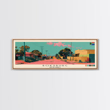 Load image into Gallery viewer, Boksburg, South Africa Panoramic Canvas Print, Boksburg, South Africa Painting, South Africa Art, Boksburg Travel Poster, Travel Art, Housewarming Gift
