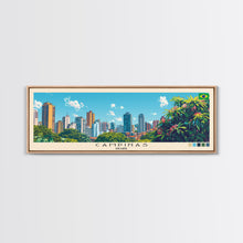 Carregar imagem no visualizador da galeria, Campinas, Brazil Panoramic Canvas Print, Campinas, Brazil Painting, Brazil Art, Campinas Travel Poster, Travel Art, Housewarming Gift

