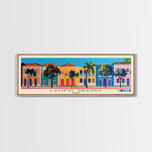 Carregar imagem no visualizador da galeria, Campo Grande, Brazil Panoramic Canvas Print, Campo Grande, Brazil Painting, Brazil Art, Campo Grande Travel Poster, Travel Art, Guest Room Painting
