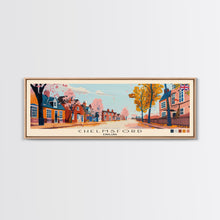 Cargar imagen en el visor de la galería, Chelmsford, England Panoramic Canvas Print, Chelmsford, England Painting, England Art, Chelmsford Travel Poster, Travel Art, Guest Room Painting
