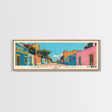 Load image into Gallery viewer, Cuautitlan Izcalli, Mexico Panoramic Canvas Print, Cuautitlan Izcalli, Mexico Painting, Mexico Art, Cuautitlan Izcalli Travel Poster, Travel Art, Guest Room Painting
