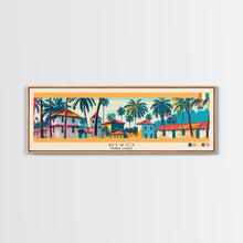 Load image into Gallery viewer, Divo, Ivory Coast Panoramic Canvas Print, Divo, Ivory Coast Painting, Ivory Coast Art, Divo Travel Poster, Travel Art, Living Room Painting
