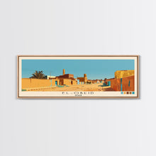 Load image into Gallery viewer, El-Obeid,  Sudan Panoramic Canvas Print, El-Obeid,  Sudan Painting,  Sudan Art, El-Obeid Travel Poster, Travel Art, Vacation Gift
