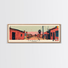 Load image into Gallery viewer, Garoua, Cameroon Panoramic Canvas Print, Garoua, Cameroon Painting, Cameroon Art, Garoua Travel Poster, Travel Art, Guest Room Painting
