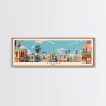 Cargar imagen en el visor de la galería, Mosul, Iraq Panoramic Canvas Print, Mosul, Iraq Painting, Iraq Art, Mosul Travel Poster, Travel Art, Housewarming Gift
