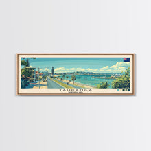 Load image into Gallery viewer, Tauranga, New Zealand Panoramic Canvas Print, Tauranga, New Zealand Painting, New Zealand Art, Tauranga Travel Poster, Travel Art, Guest Room Painting
