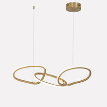 Carregar imagem no visualizador da galeria, Modern luxury LED Oval Circle Chandelier
