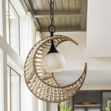 Load image into Gallery viewer, 1-Light Farmhouse Boho Pendant Lighting
