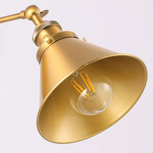 Load image into Gallery viewer, 1-Light Rhem Brass Wall Sconce Light
