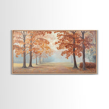 Load image into Gallery viewer, Elegant Christmas party with guests in formal attire by a Christmas tree Framed Canvas Print, holiday wall art for classy Christmas decor
