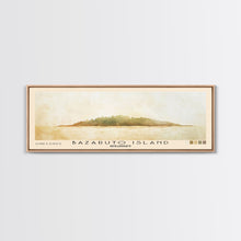 Load image into Gallery viewer, Bazaruto Island, Mozambique Watercolor Beach Print, Vacation Gift, Mozambique Wall Art, Beach Painting, Beach Decor, Beach Painting
