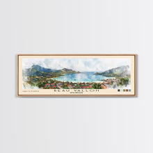 Load image into Gallery viewer, Beau Vallon, Seychelles Watercolor Beach Print, Vacation Gift, Seychelles Wall Art, Beach Painting, Beach Decor, Beach Painting
