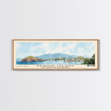 Load image into Gallery viewer, Bequia Island, Saint Vincent and the Grenadines Watercolor Beach Print, Vacation Gift, Saint Vincent and the Grenadines Wall Art, Beach Painting, Beach Decor, Beach Painting
