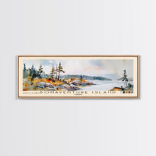 Load image into Gallery viewer, Bonaventure Island, Canada Watercolor Beach Print, Vacation Gift, Canada Wall Art, Beach Painting, Beach Decor, Beach Painting
