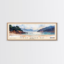 Cargar imagen en el visor de la galería, Clear Water Bay, Hong Kong Watercolor Beach Print, Vacation Gift, Hong Kong Wall Art, Framed Canvas Print, Framed Beach Painting
