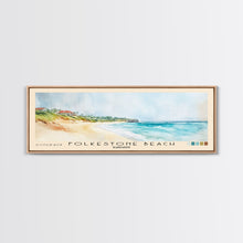 Load image into Gallery viewer, Folkestone Beach, Barbados Watercolor Beach Print, Vacation Gift, Barbados Wall Art, Beach Painting, Beach Decor, Beach Painting
