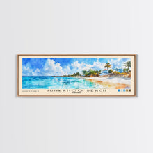 Cargar imagen en el visor de la galería, Junkanoo Beach, Bahamas Watercolor Print, Vacation Gift, Bahamas Wall Art, Beach Painting, Beach Decor, Beach Or Lakehouse Art
