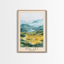Load image into Gallery viewer, Doc Let, Vietnam Watercolor Print, Vacation Gift, Vietnam Wall Art, Beach Painting, Beach Decor, Large Wall Art, Wood Frame Art
