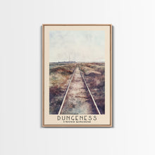 Load image into Gallery viewer, Dungeness, United Kingdom Watercolor Beach Print, Vacation Gift, United Kingdom Wall Art, Beach Painting, Beach Decor, Beach Painting
