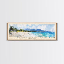 Load image into Gallery viewer, Frederiksted Beach, US Virgin islands Watercolor Beach Print, Vacation Gift, US Virgin islands Wall Art, Beach Painting, Beach Decor, Beach Painting
