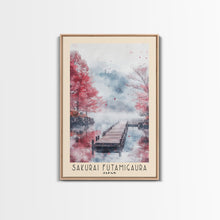 Cargar imagen en el visor de la galería, Sakurai Futamigaura, Japan Watercolor Beach Print, Vacation Gift, Japan Wall Art, Beach Painting, Beach Decor, Beach Painting
