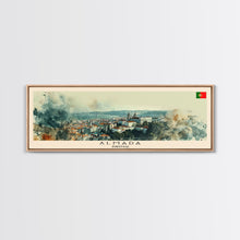 Carregar imagem no visualizador da galeria, Alicante Spain Travel Art, City Art, Framed Canvas Print or Metal Wall Art, Europe Travel Poster, Panoramic Wall Art, Extra Wide Wall Art
