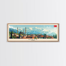 Carregar imagem no visualizador da galeria, Bursa Turkey Travel Print Wall Art, Panoramic City Art, Travel Art, Wall Decor, Vacation Gift, Framed Canvas Print Or Metal Art
